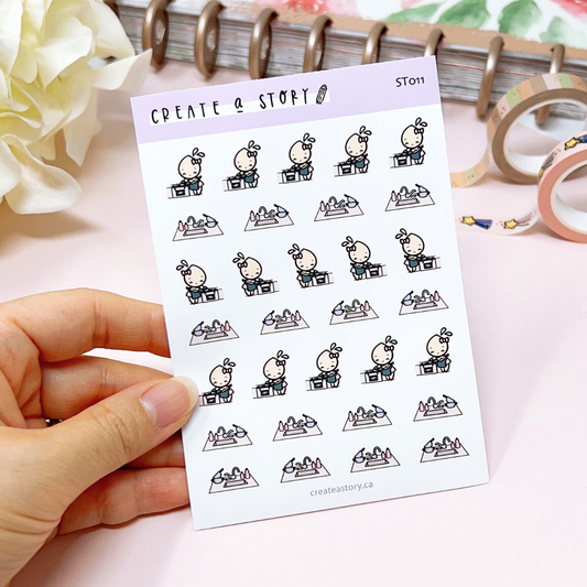 ST011 | Clean the Kitchen | Planner Icon Stickers