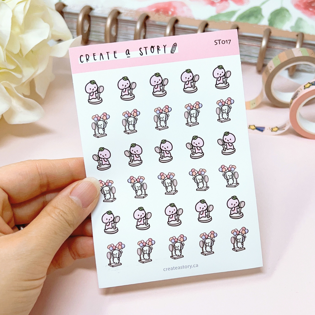 ST017 | Weigh in | Planner Icon Stickers