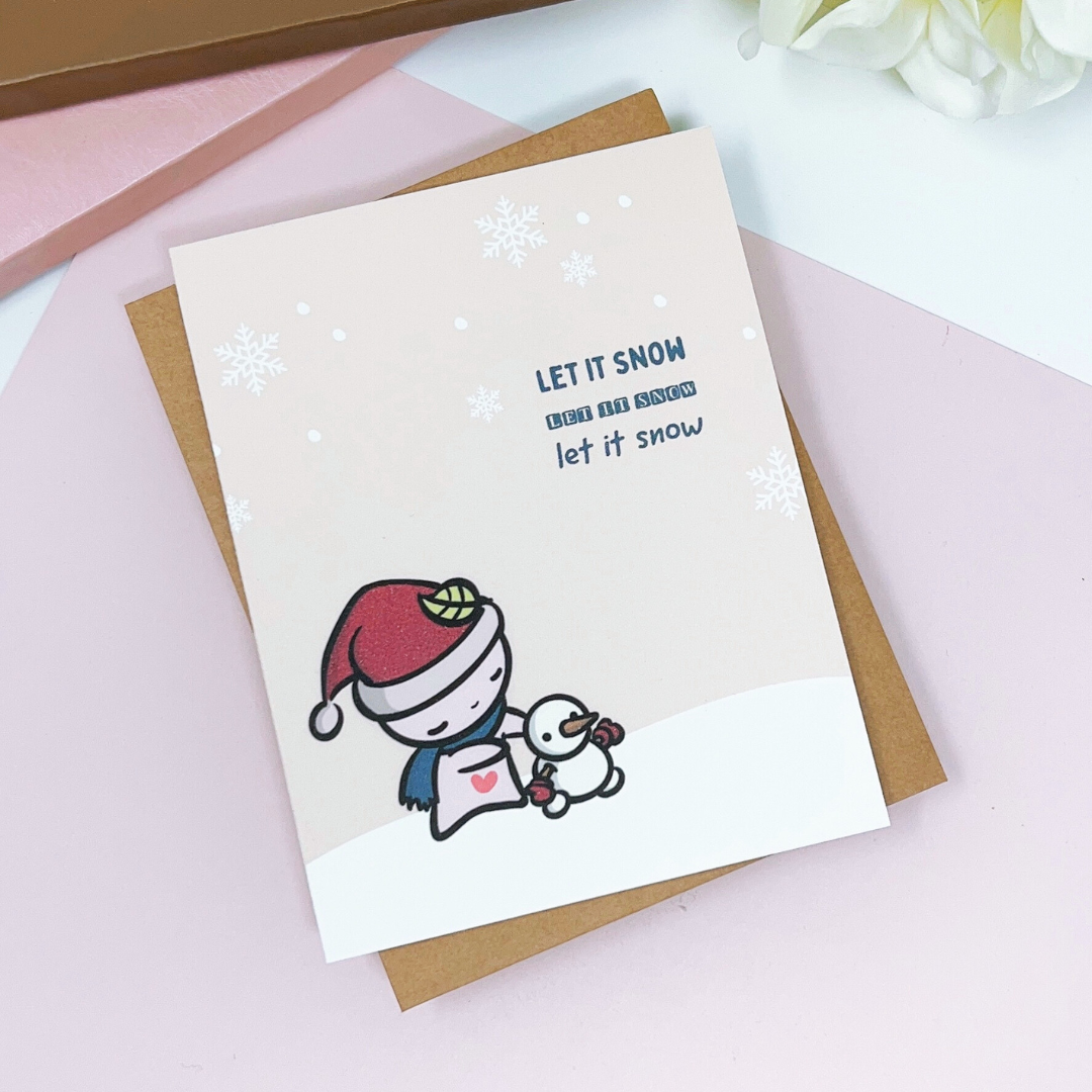 PG004 | Let It Snow | Greeting Card