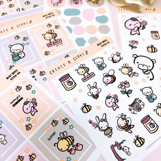 KIT4 | Busy Bees | Sticker Kit