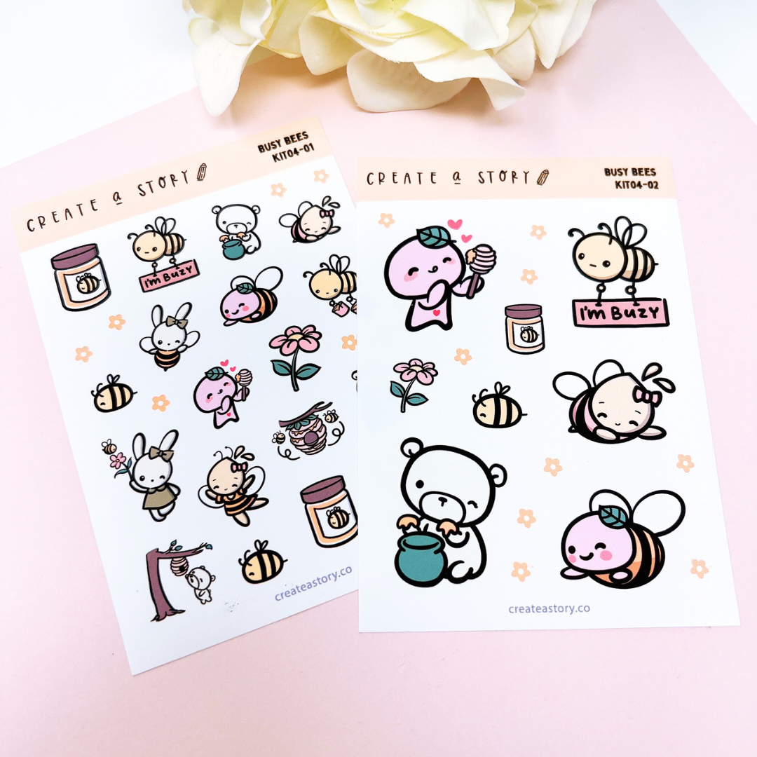 KIT4 | Busy Bees | Sticker Kit