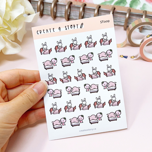 ST009 | Make the Bed | Planner Icon Stickers