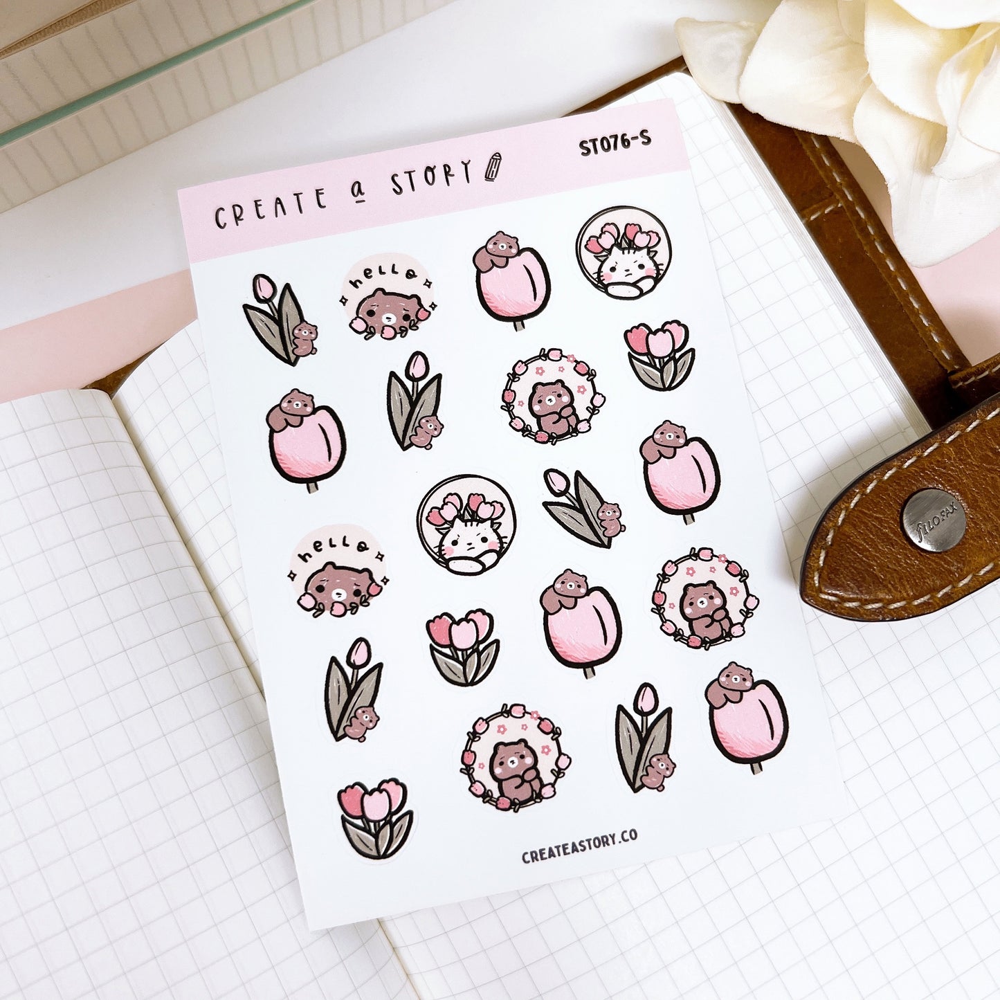 ST076 | Tulips | Planner Stickers