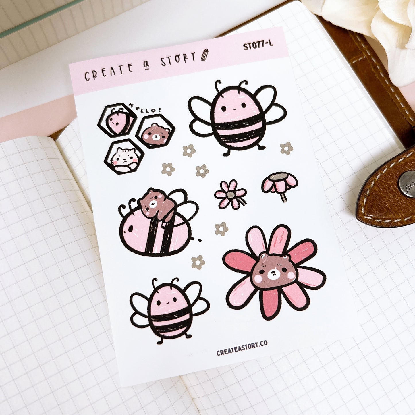 ST077 | Bees | Planner Stickers