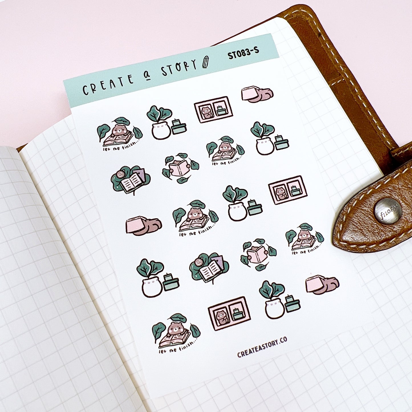 ST083 | Reading | Planner Stickers