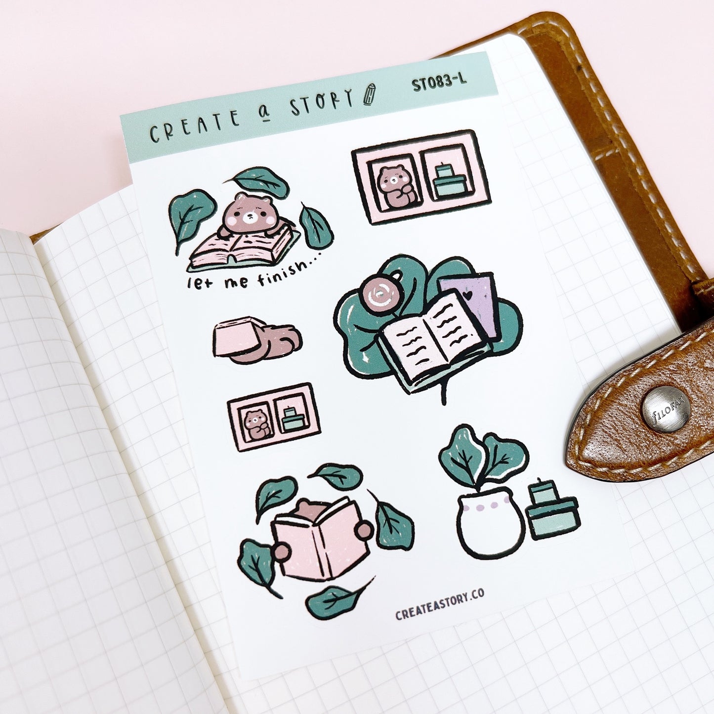 ST083 | Reading | Planner Stickers