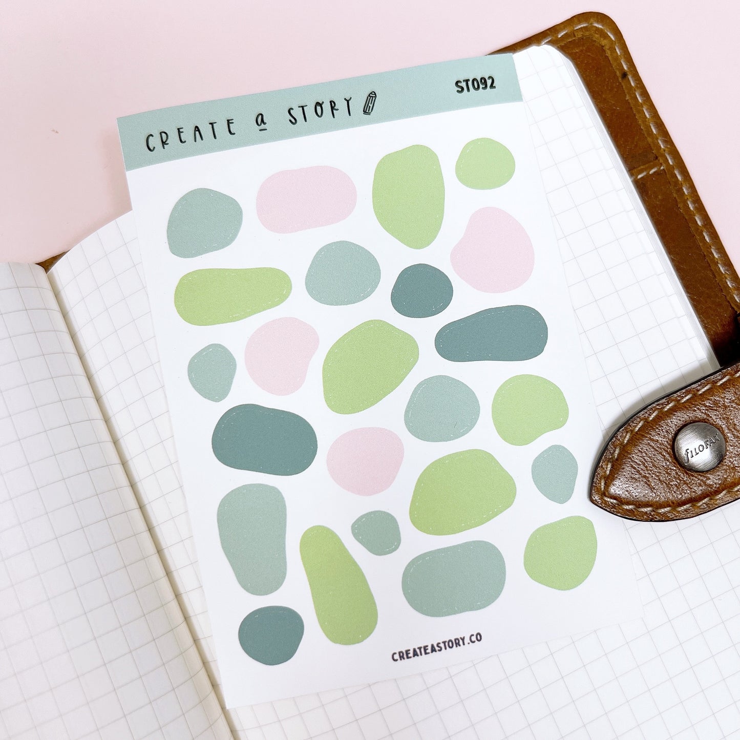 ST092 | Blobs | Planner Stickers