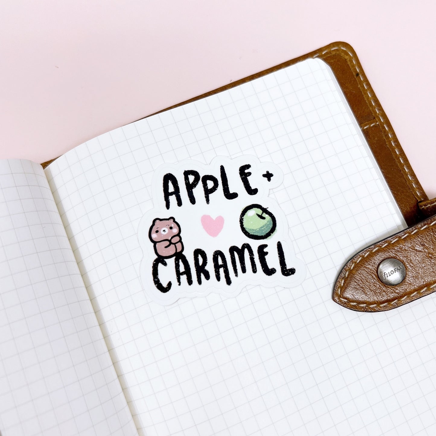 DC039 | Apple Caramel | Diecut Sticker