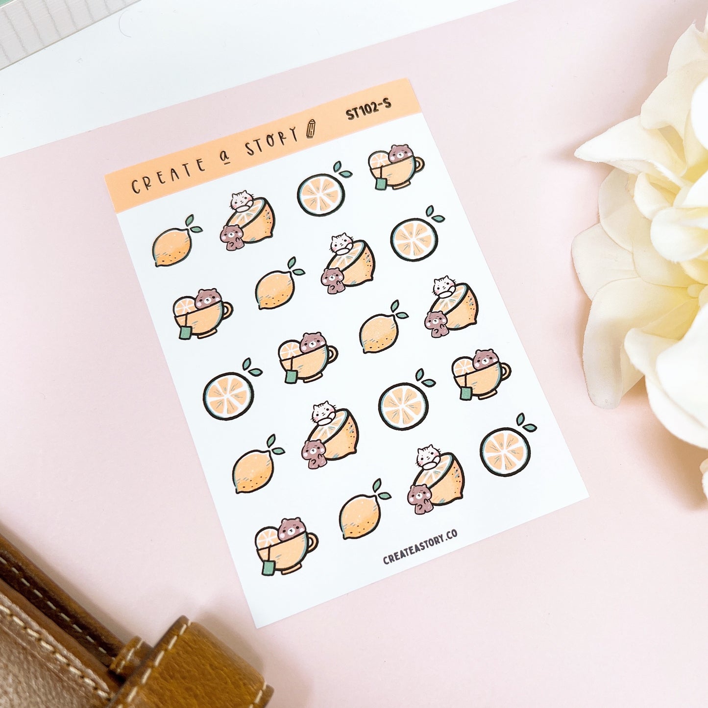 ST102 | Lemons | Planner Stickers