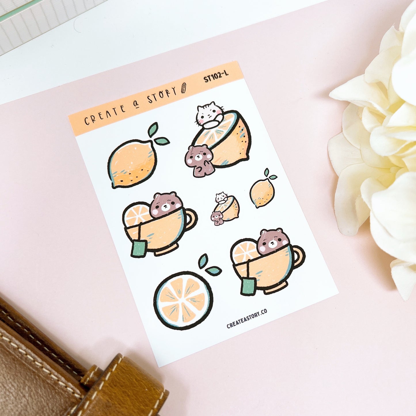 ST102 | Lemons | Planner Stickers