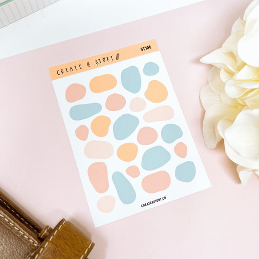 ST106 | Blobs | Planner Stickers