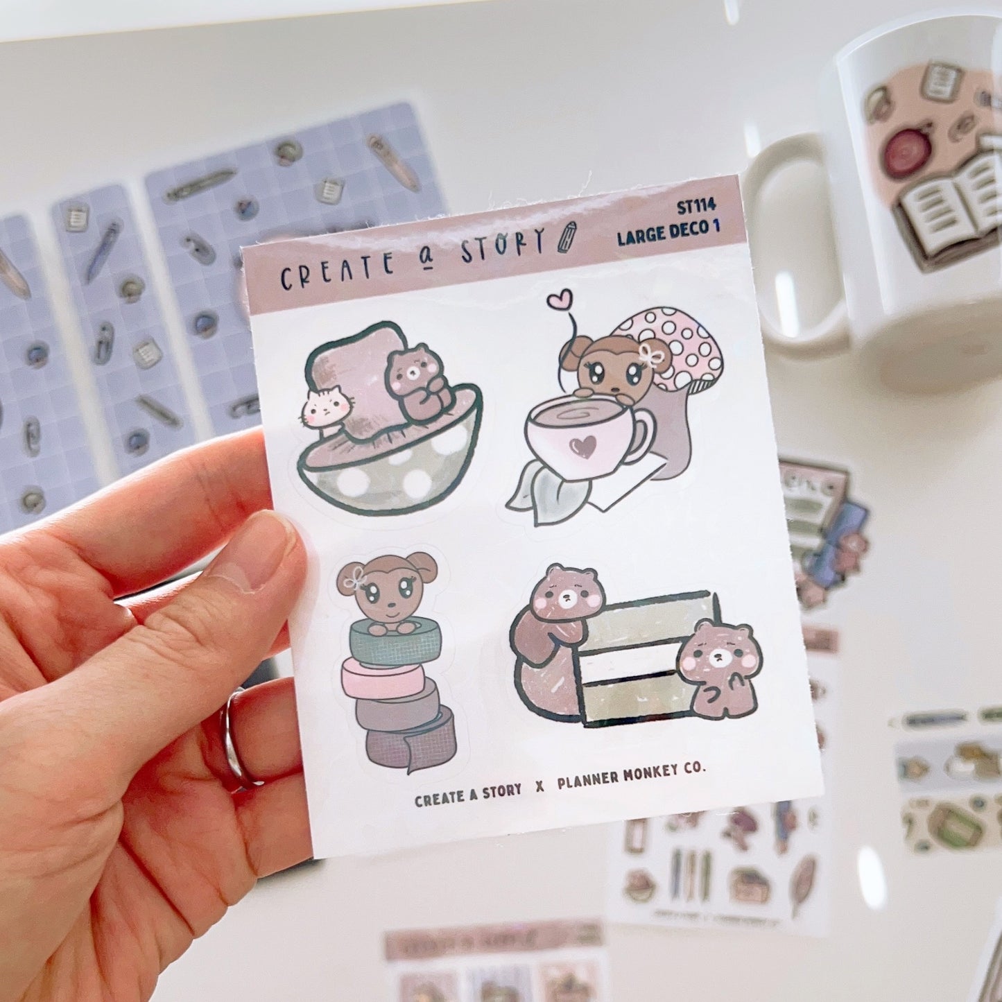 Full Bundle | Mushrooms and Stationery | Planner Monkey Co Collaboration