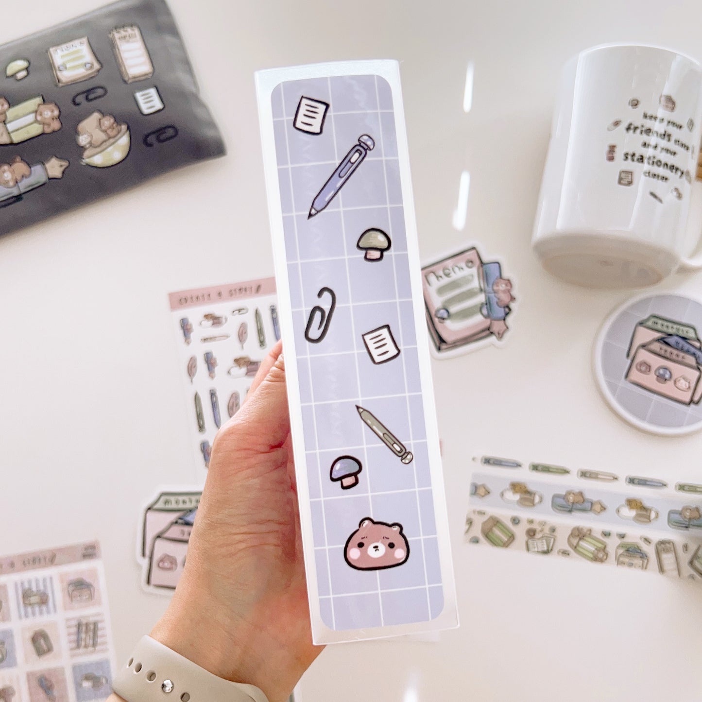 ORG4 | Mushrooms and Stationery | Sticker Album