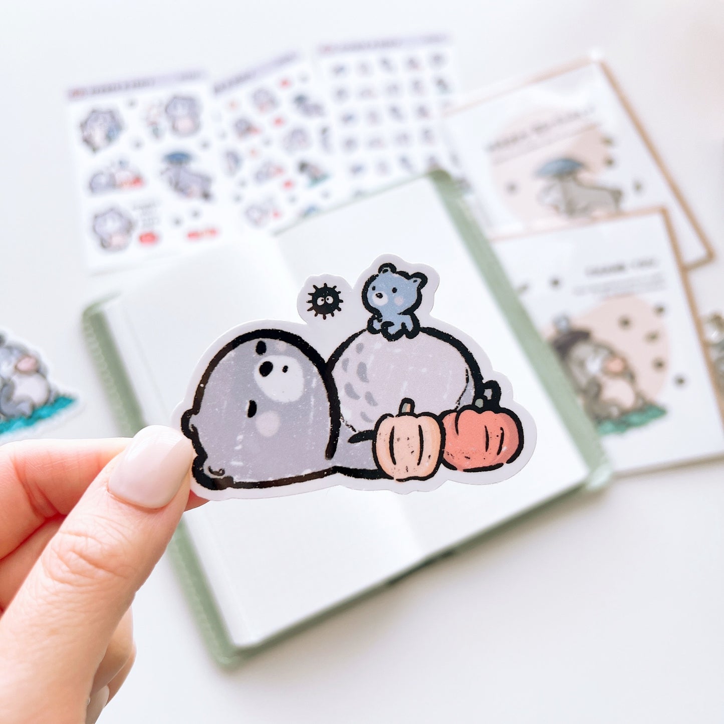 DC060 | Totoro Inspired Diecut Sticker