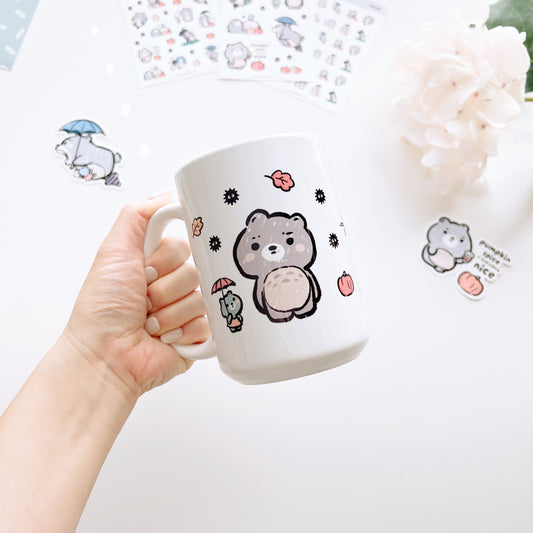 DW019 | Totoro Inspired Fall Mug | 15oz