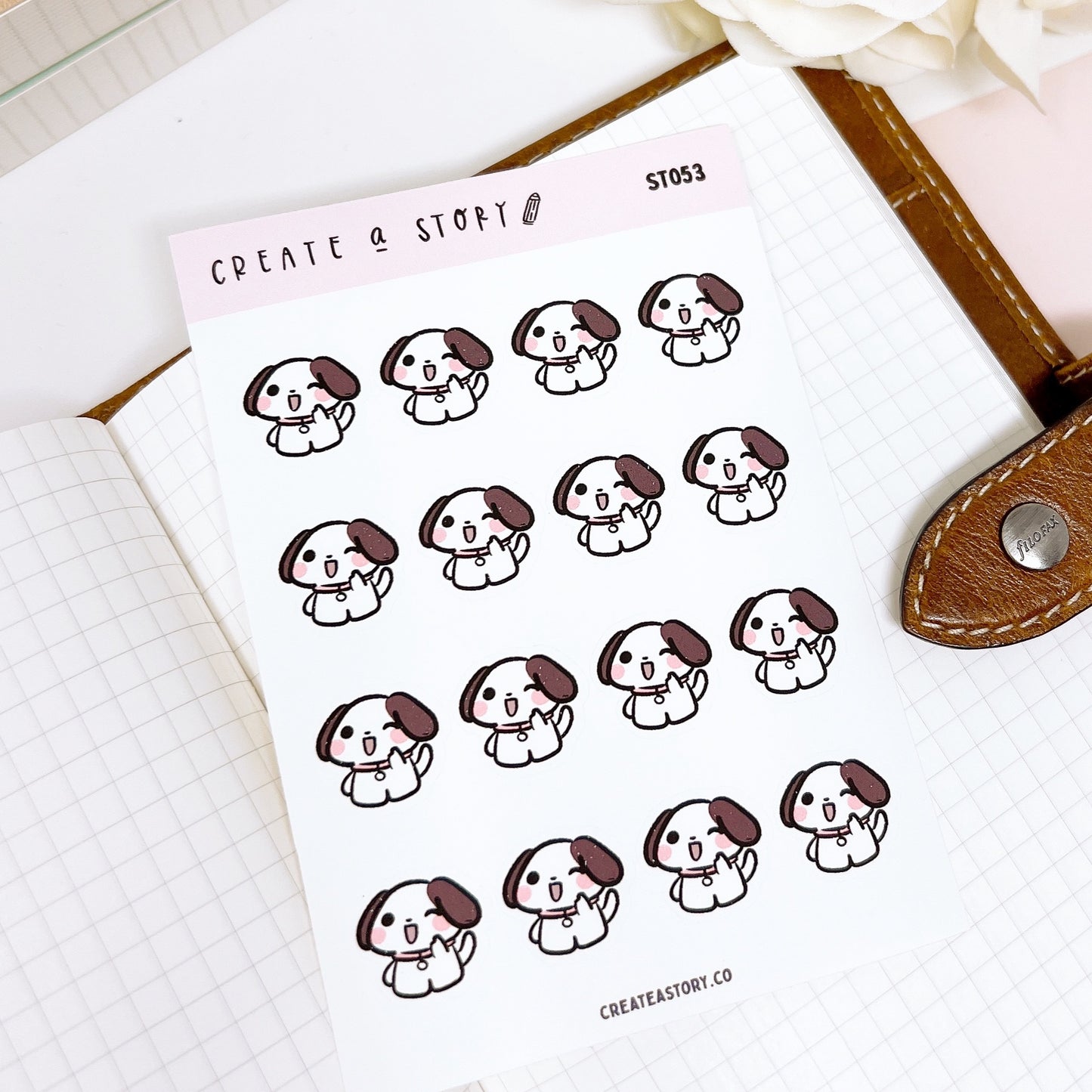 ST053 | Cookie Dog | Planner Stickers