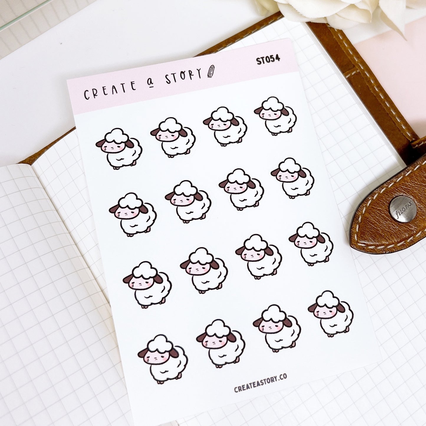 ST054 | Cloudy Sheep | Planner Stickers