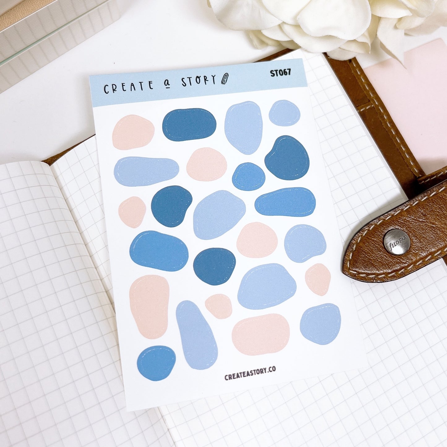 ST067 | Blobs | Planner Stickers