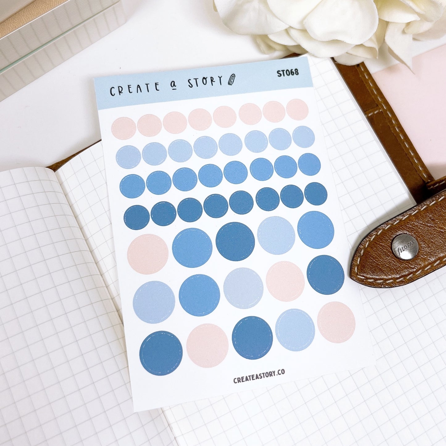 ST068 | Dots | Planner Stickers